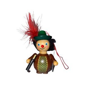 Steinbach Wooden Wood Christmas Holiday Handmade Ornament Pirate Scout Knight